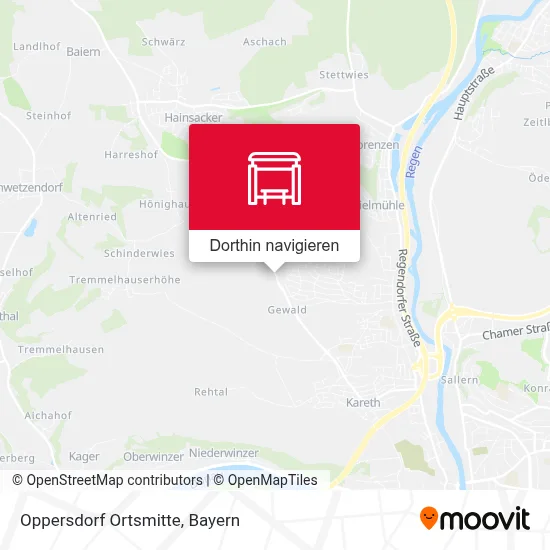 Oppersdorf Ortsmitte Karte