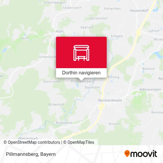 Pillmannsberg Karte