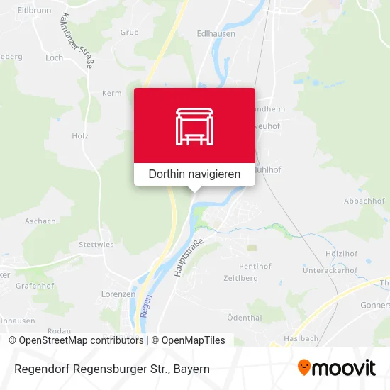 Regendorf Regensburger Str. Karte