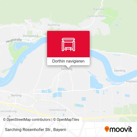 Sarching Rosenhofer Str. Karte