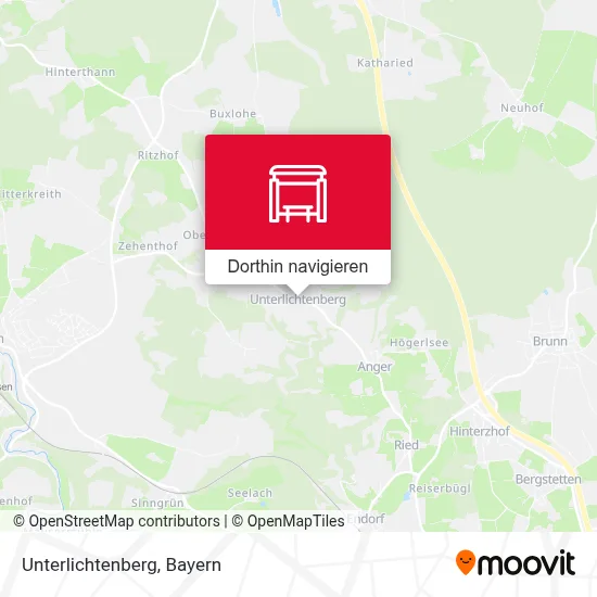 Unterlichtenberg Karte