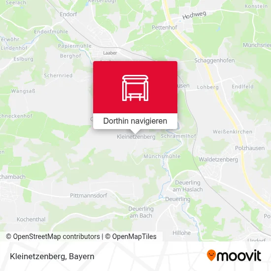 Kleinetzenberg Karte