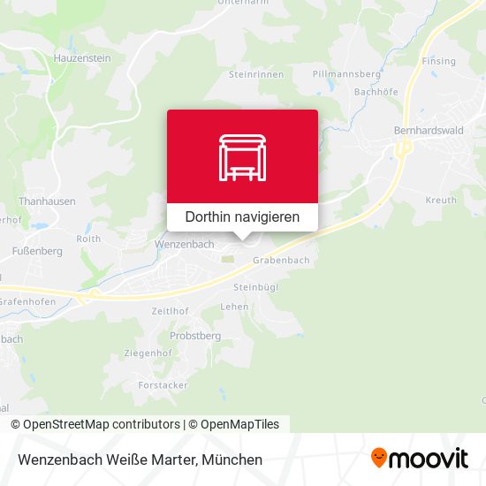 Wenzenbach Weiße Marter Karte
