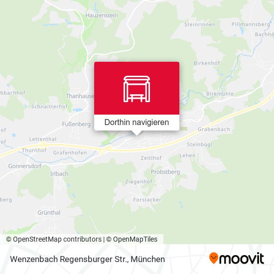 Wenzenbach Regensburger Str. Karte