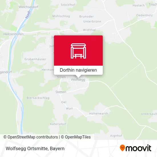 Wolfsegg Ortsmitte Karte