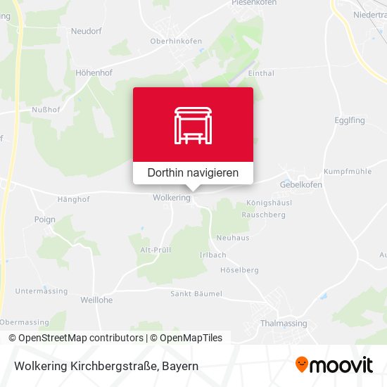 Wolkering Kirchbergstraße Karte