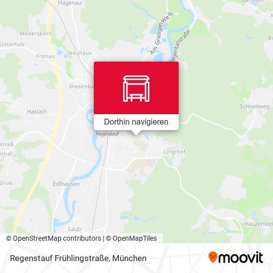 Regenstauf Frühlingstraße Karte