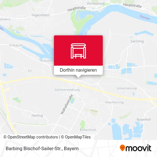Barbing Bischof-Sailer-Str. Karte