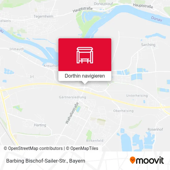 Barbing Bischof-Sailer-Str. Karte