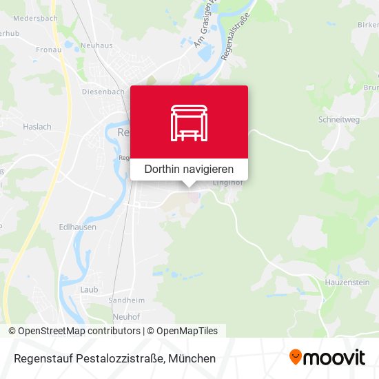 Regenstauf Pestalozzistraße Karte