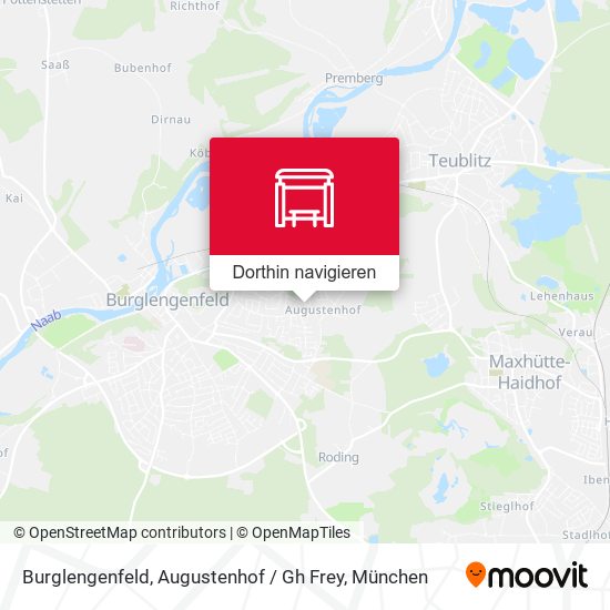 Burglengenfeld, Augustenhof / Gh Frey Karte
