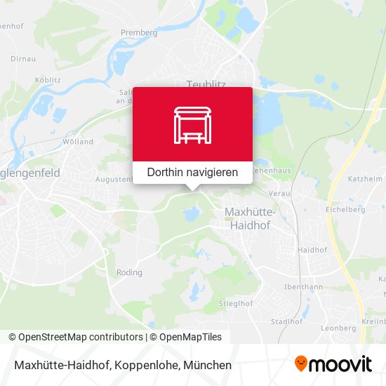 Maxhütte-Haidhof, Koppenlohe Karte