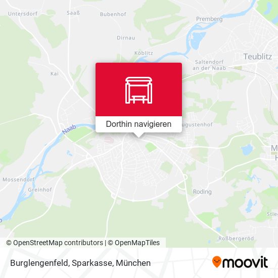 Burglengenfeld, Sparkasse Karte