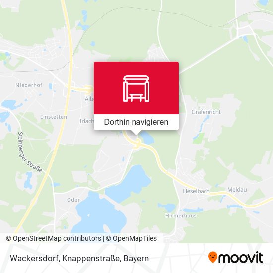Wackersdorf, Knappenstraße Karte
