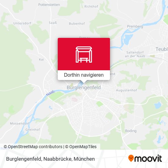 Burglengenfeld, Naabbrücke Karte