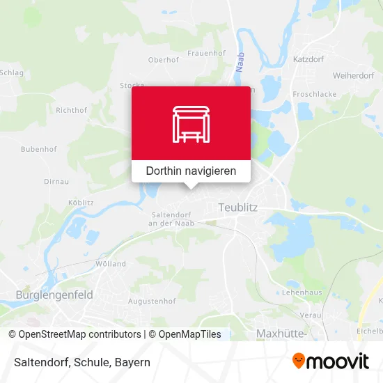 Saltendorf, Schule Karte