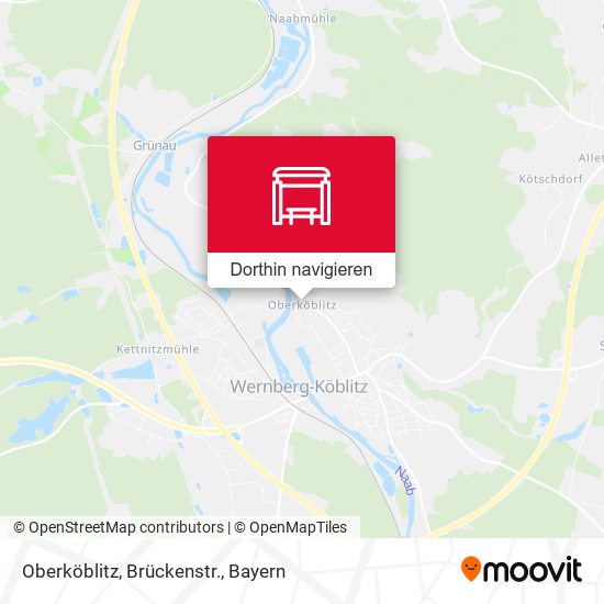 Oberköblitz, Brückenstr. Karte