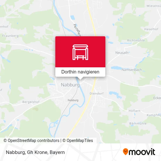 Nabburg, Gh Krone Karte