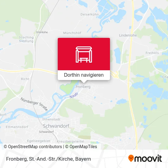 Fronberg, St.-And.-Str./Kirche Karte