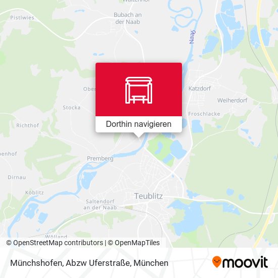 Münchshofen, Abzw Uferstraße Karte