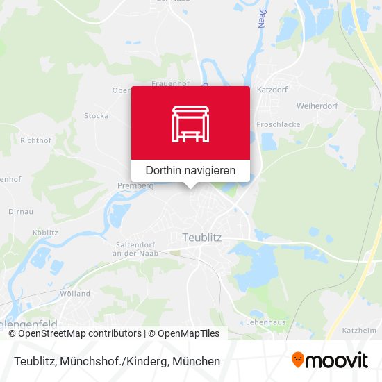 Teublitz, Münchshof./Kinderg Karte