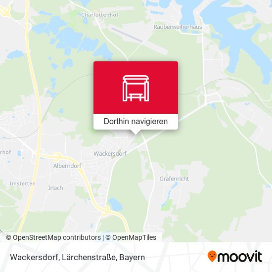 Wackersdorf, Lärchenstraße Karte