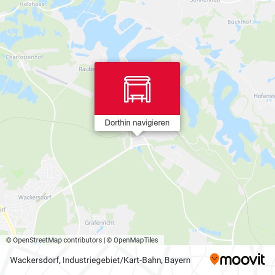 Wackersdorf, Industriegebiet / Kart-Bahn Karte