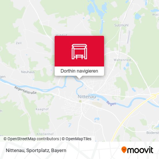 Nittenau, Sportplatz Karte