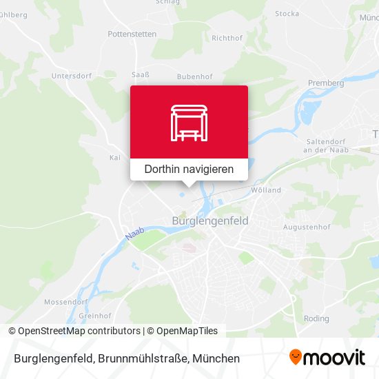 Burglengenfeld, Brunnmühlstraße Karte