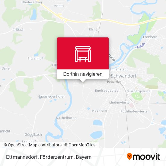 Ettmannsdorf, Förderzentrum Karte
