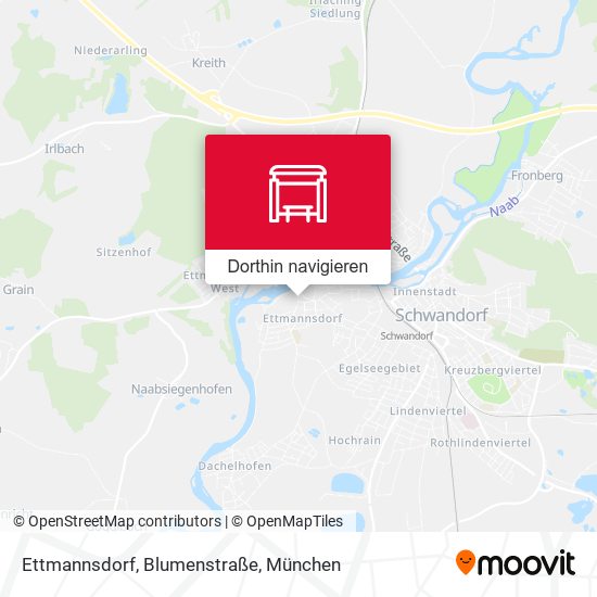 Ettmannsdorf, Blumenstraße Karte
