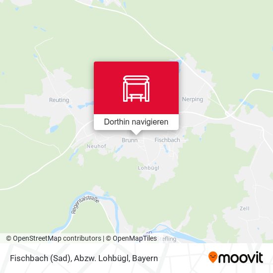 Fischbach (Sad), Abzw. Lohbügl Karte