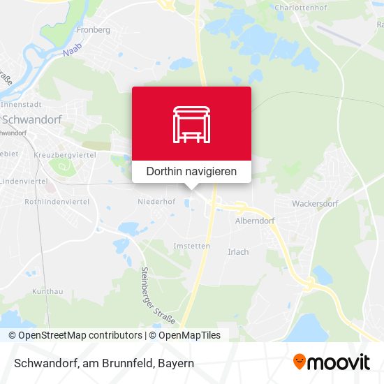 Schwandorf, am Brunnfeld Karte