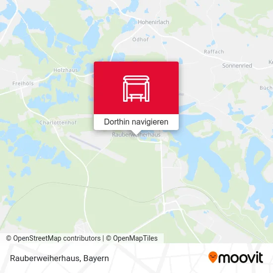 Rauberweiherhaus Karte