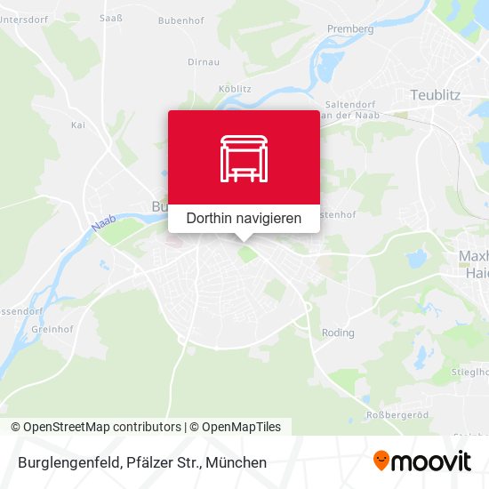 Burglengenfeld, Pfälzer Str. Karte