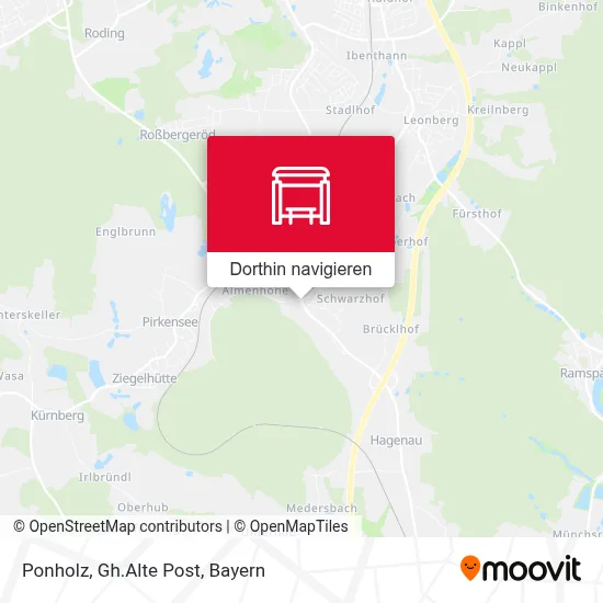 Ponholz, Gh.Alte Post Karte