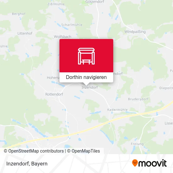 Inzendorf Karte