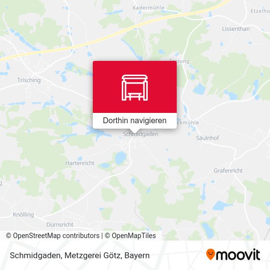 Schmidgaden, Metzgerei Götz Karte
