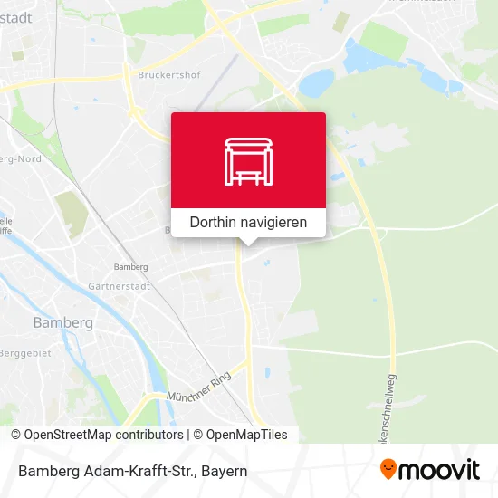 Bamberg Adam-Krafft-Str. Karte