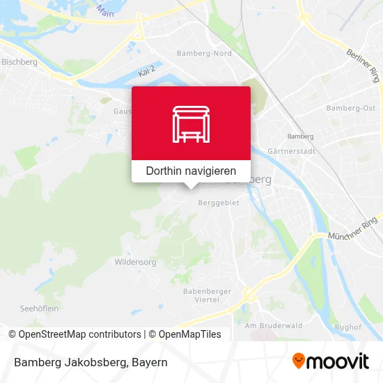 Bamberg Jakobsberg Karte