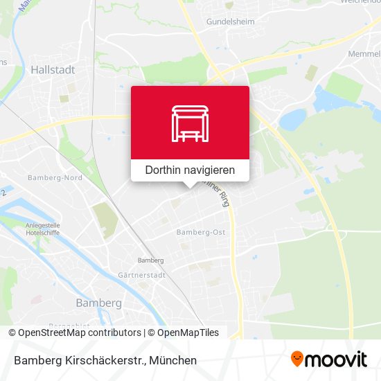 Bamberg Kirschäckerstr. Karte