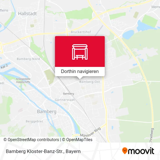 Bamberg Kloster-Banz-Str. Karte