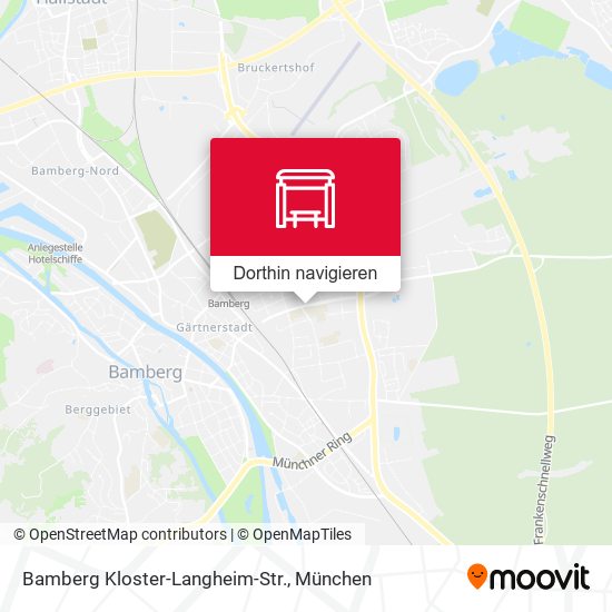 Bamberg Kloster-Langheim-Str. Karte