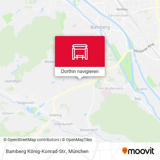 Bamberg König-Konrad-Str. Karte