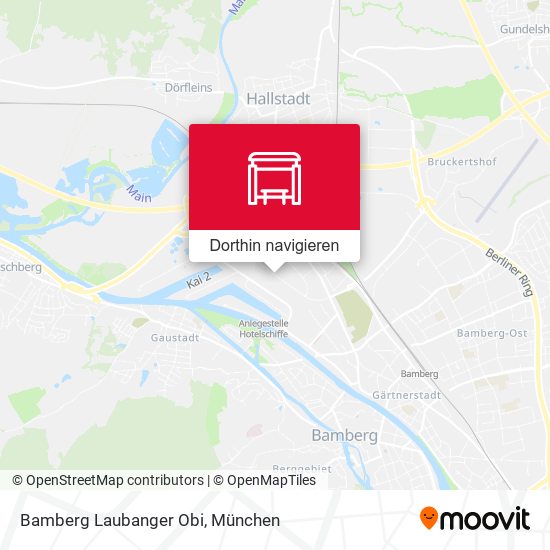 Bamberg Laubanger Obi Karte