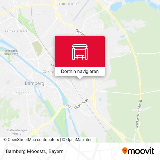 Bamberg Moosstr. Karte