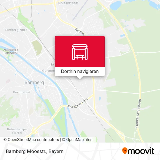 Bamberg Moosstr. Karte
