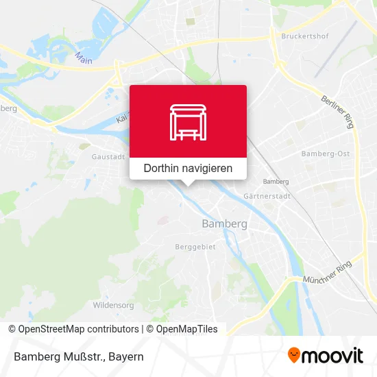 Bamberg Mußstr. Karte