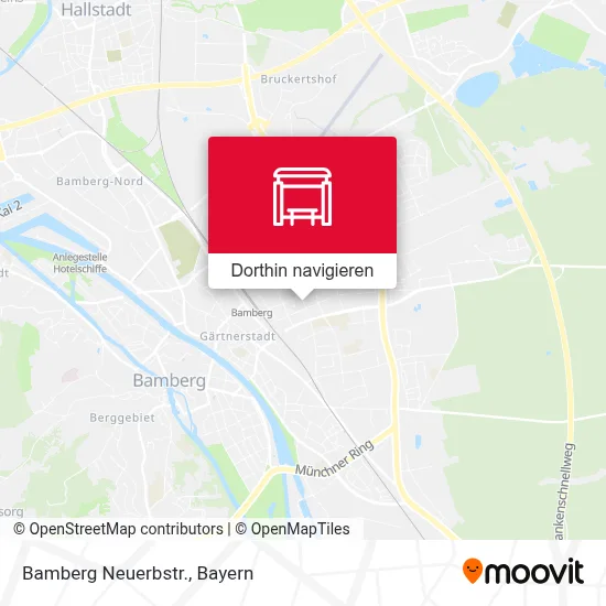 Bamberg Neuerbstr. Karte