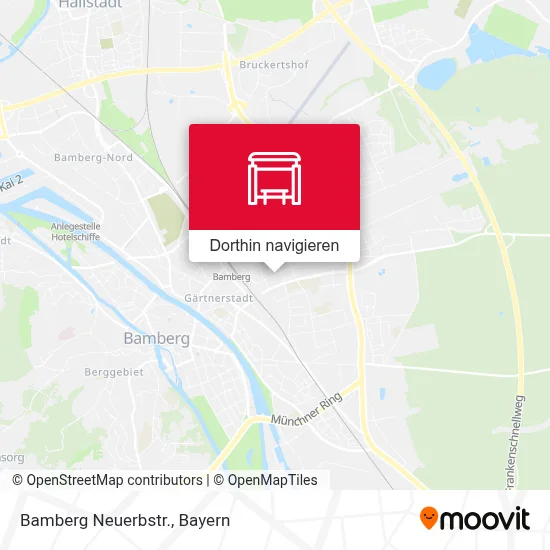 Bamberg Neuerbstr. Karte